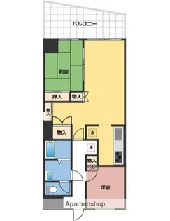 ATOLL真砂【3階】の間取り