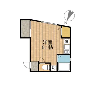 コルティーレ十条【1階】の間取り