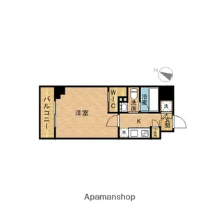 1Kの間取り画像