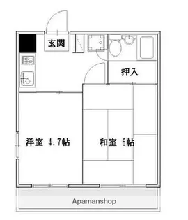 佐野宝マンション【2階】の間取り