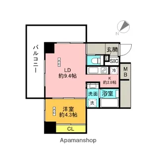 レーヴマニフィック本郷【10階】の間取り