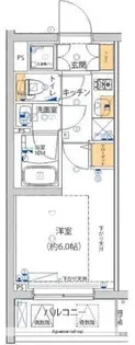 ライジングプレイス綾瀬【2階】の間取り