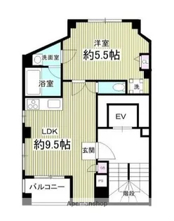 スワンレイク本郷【9階】の間取り