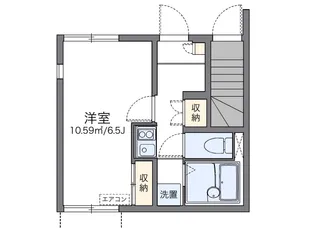 レオネクストココグランデ十条【1階】の間取り