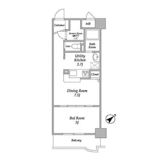 エル・グランピア【3階】の間取り