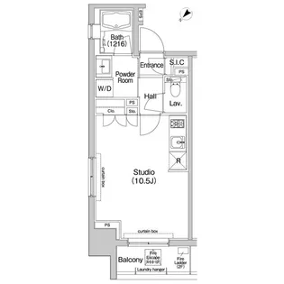 コンフォリア東池袋EAST【8階】の間取り