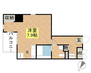 LEXE AZEST 赤羽【6階】の間取り