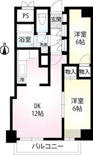PRISM COURT 綾瀬【5階】の間取り