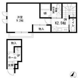 アザレア東大前【2階】の間取り