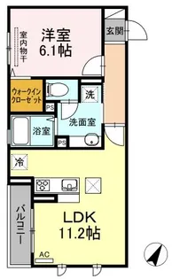 ウェルド【1階】の間取り