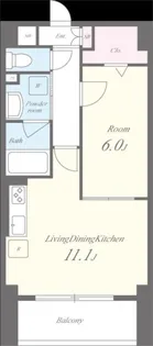 福信館【9階】の間取り
