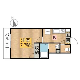 ベレオ赤羽岩淵【2階】の間取り