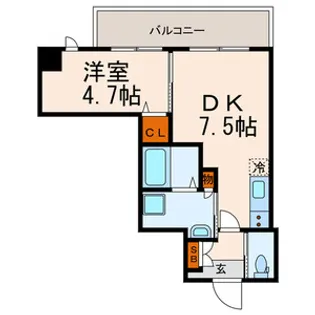 メゾン TADO【5階】の間取り