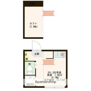 AVENIR 赤羽【2階】の間取り