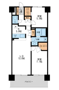 レジディア南千住【5階】の間取り