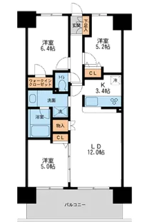 レジディア南千住【3階】の間取り