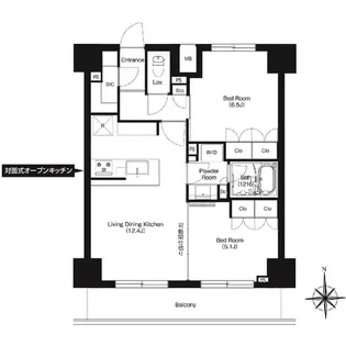HF正光寺赤羽レジデンスⅡ【11階】の間取り