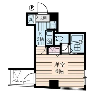 アムス東池袋【6階】の間取り