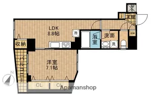 ティモーネ プレミアム東十条【7階】の間取り