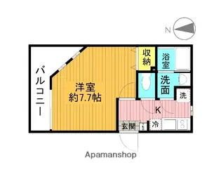 ピアコートTM武蔵関壱番館【1階】の間取り