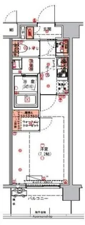 ハーモニーレジデンス東京アーバンスクエア002【3階】の間取り