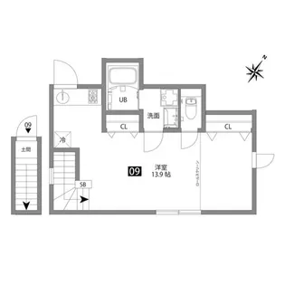 文京大塚テラス【2階】の間取り
