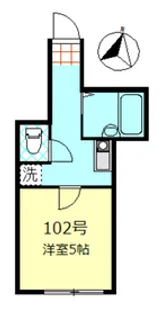 レジデンツ赤羽【1階】の間取り