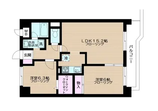 クレスト王子I【4階】の間取り