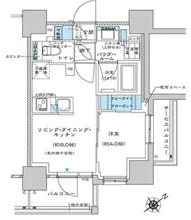 ウィルテラス板橋【6階】の間取り