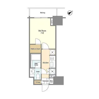 ラティエラ板橋【13階】の間取り