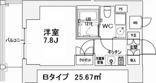 東京都北区王子2丁目【マンション】の間取り