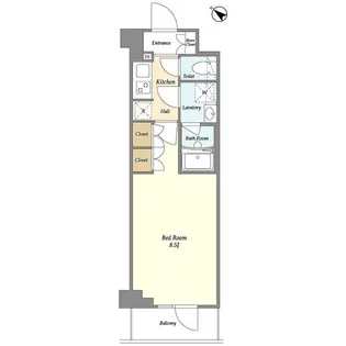 LA DOUCEUR成増【1階】の間取り