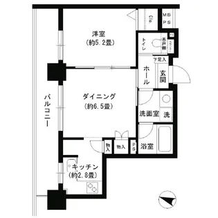 クリオ文京小石川【4階】の間取り