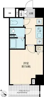 KNOTS大山【8階】の間取り