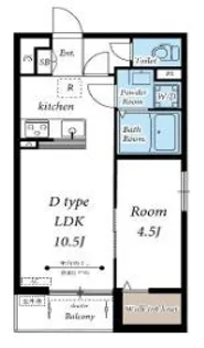 グレイス蓮根【3階】の間取り