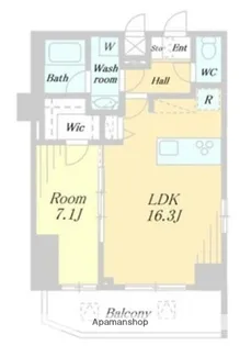 ユナイト【903号室】の間取り