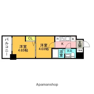 アーバハイツ六町2号館【3階】の間取り