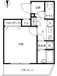 スカイコート都立家政EAST【501号室号室】の間取り