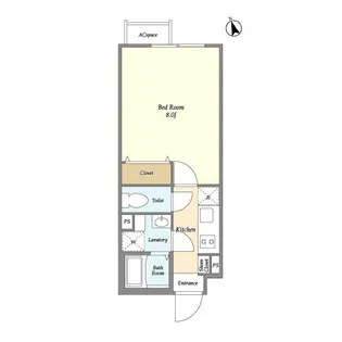 グランカーサ田端【4階】の間取り