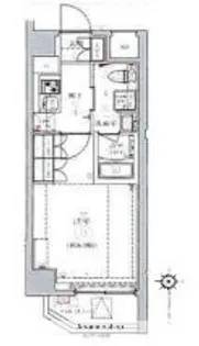 ベルシード東十条ツインズA【7階】の間取り