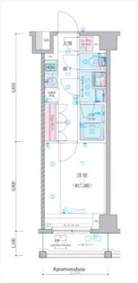 ジェノヴィア五反野スカイガーデン【7階】の間取り