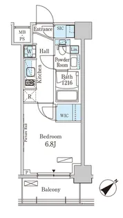 パークアクシス大塚ガーデンスクエア【9階】の間取り