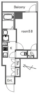 ビューテラス城山【3階】の間取り