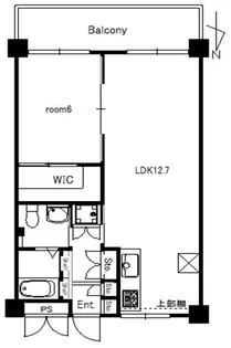 ルボワ平喜【4階】の間取り