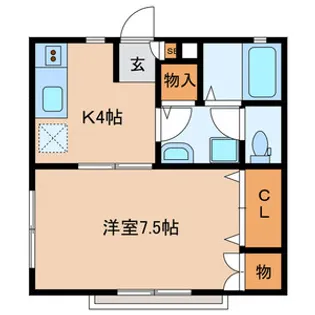 EXCELLENT ESPACE【2階】の間取り