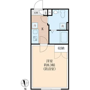 ラシクラス北赤羽【2階】の間取り
