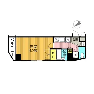 サンパティオ文京千石【4階】の間取り