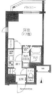 1Kの間取り画像
