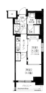 アイルプレミアム池袋ノルド【7階】の間取り