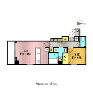 パティーナ綾瀬【8階】の間取り